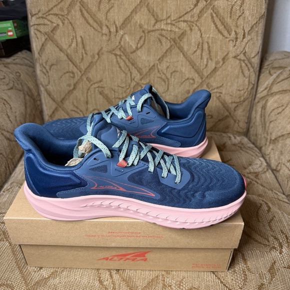 Altra AL0A82CZ325 Women's Torin 7 Deep Teal/Pink Athletic Shoe Size 10 - Picture 2 of 7